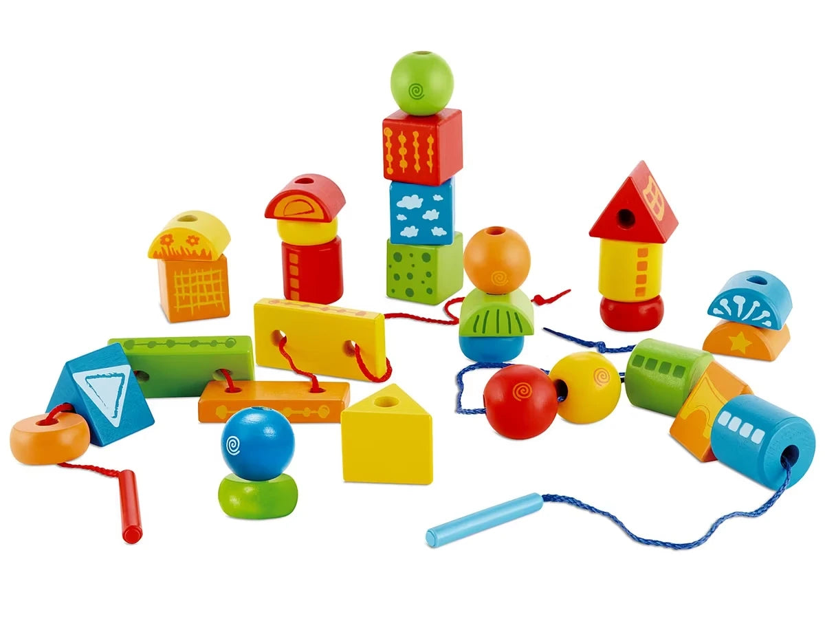 String-Along Wooden Shapes - US 6174
