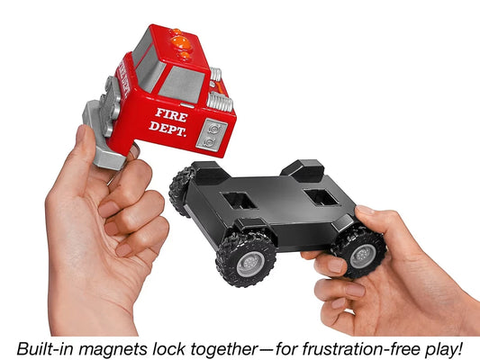 Build-A-Truck Magnetic Fire & Rescue Vehicles - US 1499