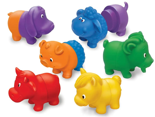 Mix & Match Farm Animals - Set of 6 - US 8891