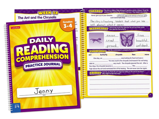 Reading Comprehension Daily Practice Journal - Gr. 3-4 - US 8239