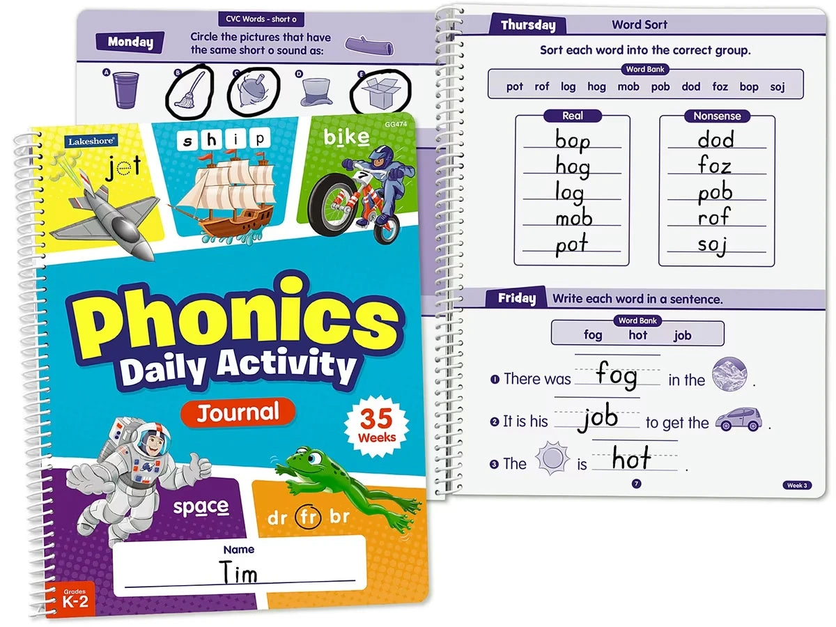 Phonics Daily Activity Journal - US 8819