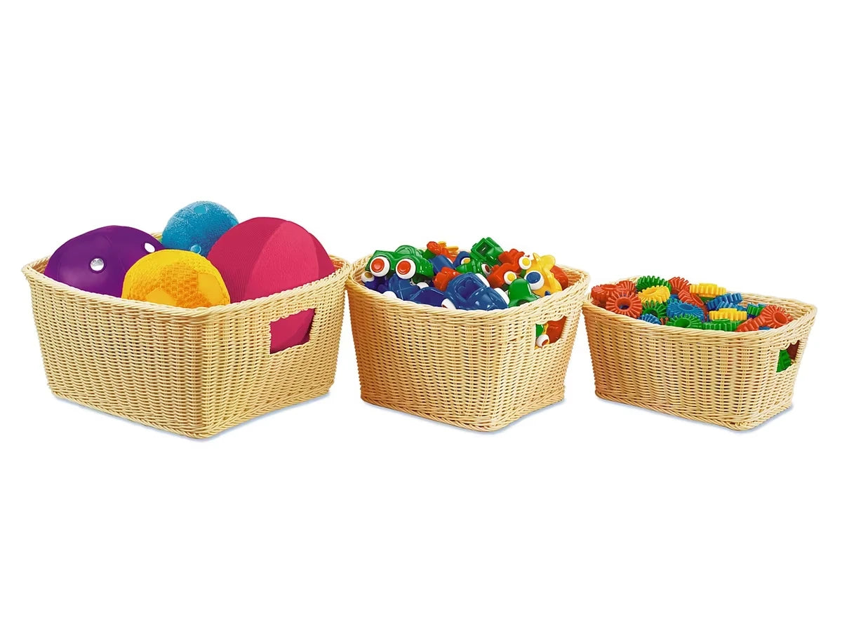 Dishwasher-Safe Plastic Baskets - Natural - US 7172