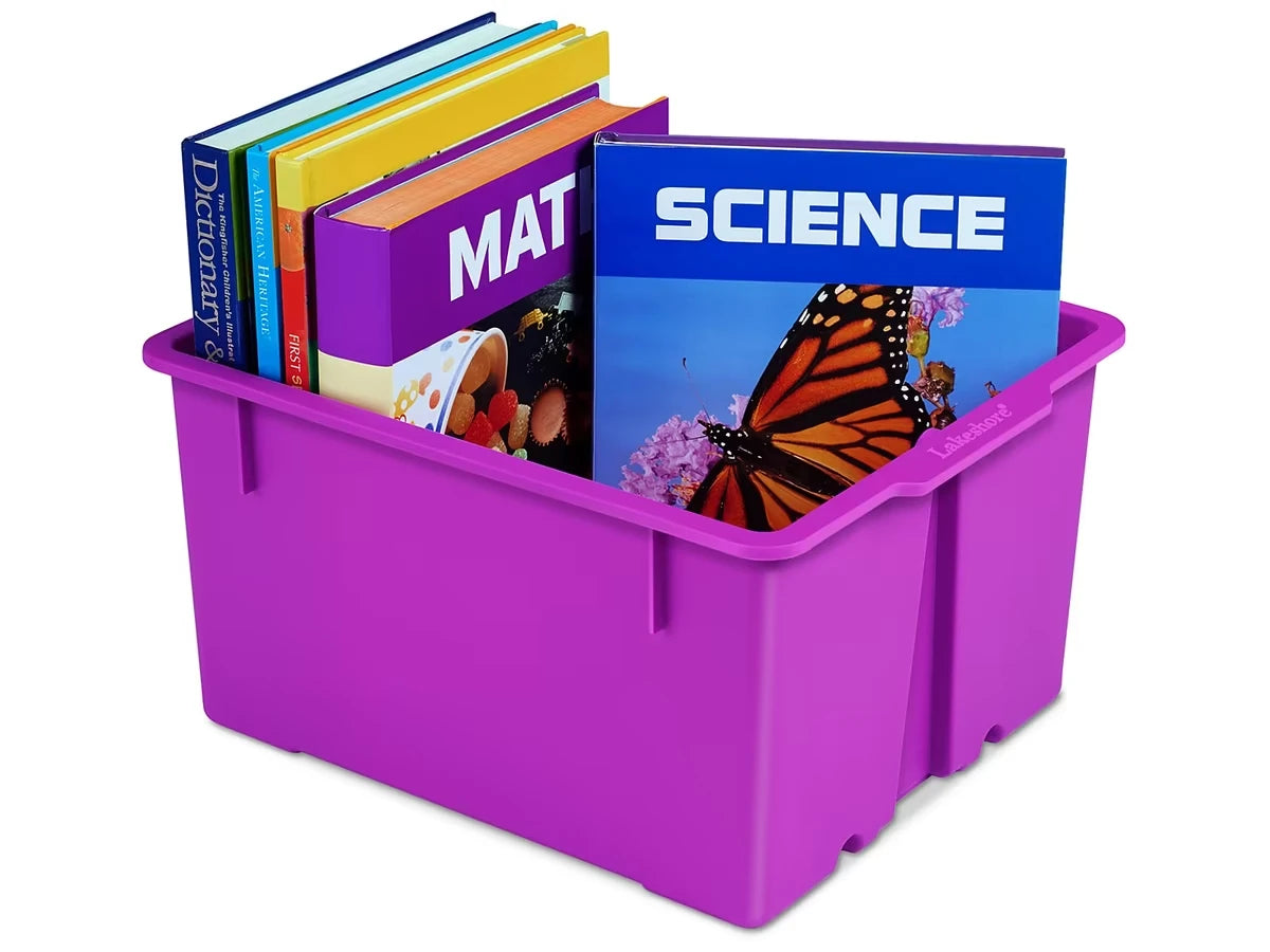 Neon Heavy-Duty Book Bins - US 7241