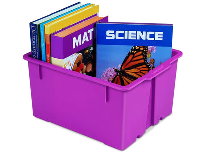 Neon Heavy-Duty Book Bins - US 7241