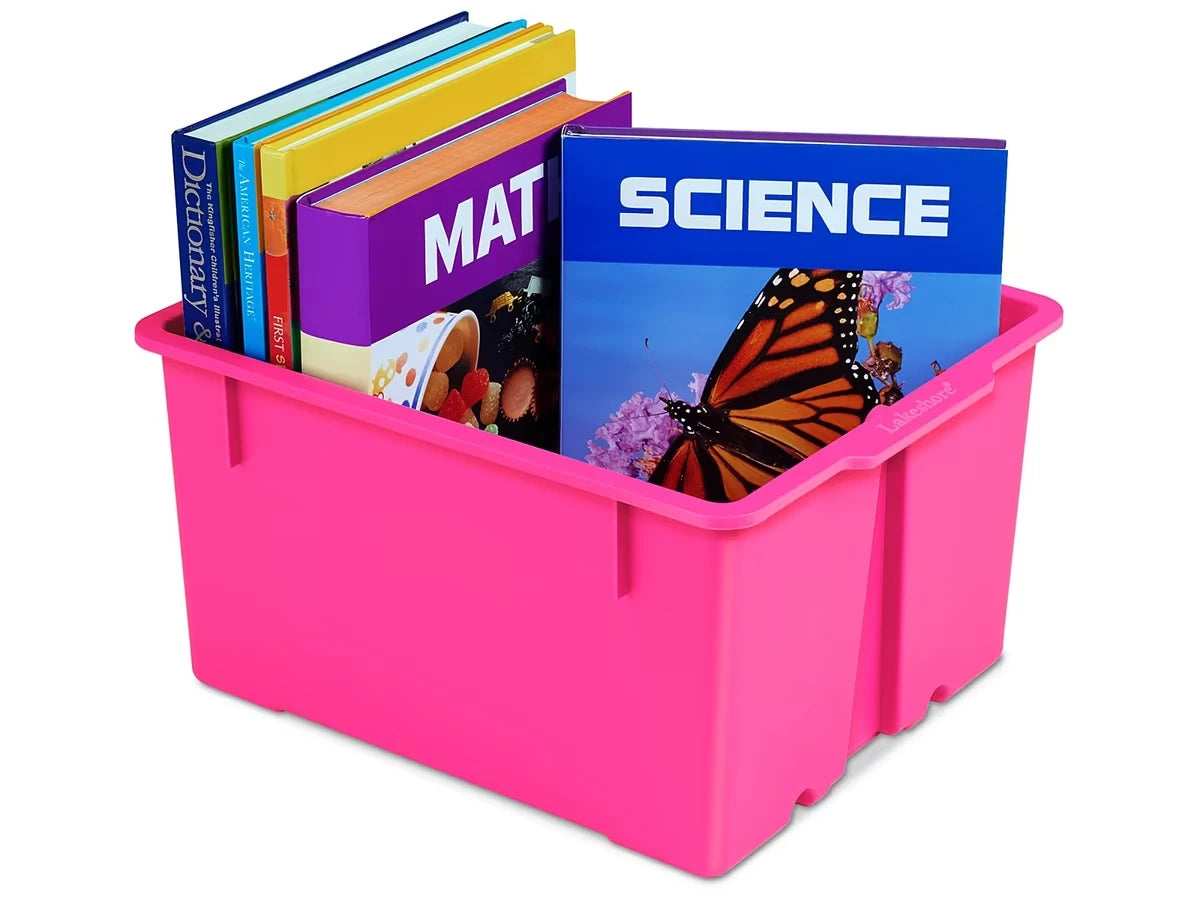 Neon Heavy-Duty Book Bins - US 7241