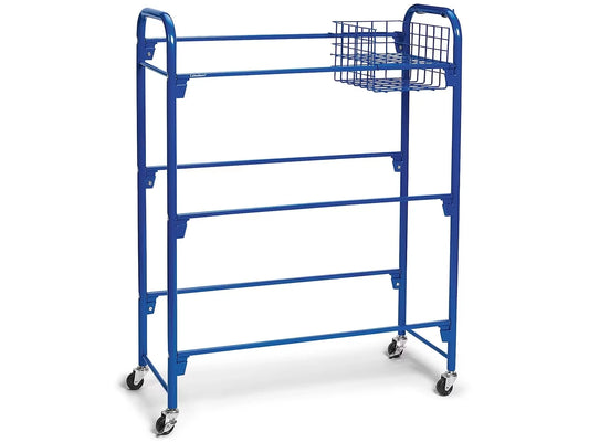 Leveled Library Mobile Storage Cart - US 6713