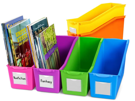 Neon Connect & Store Book Bins - US 7736