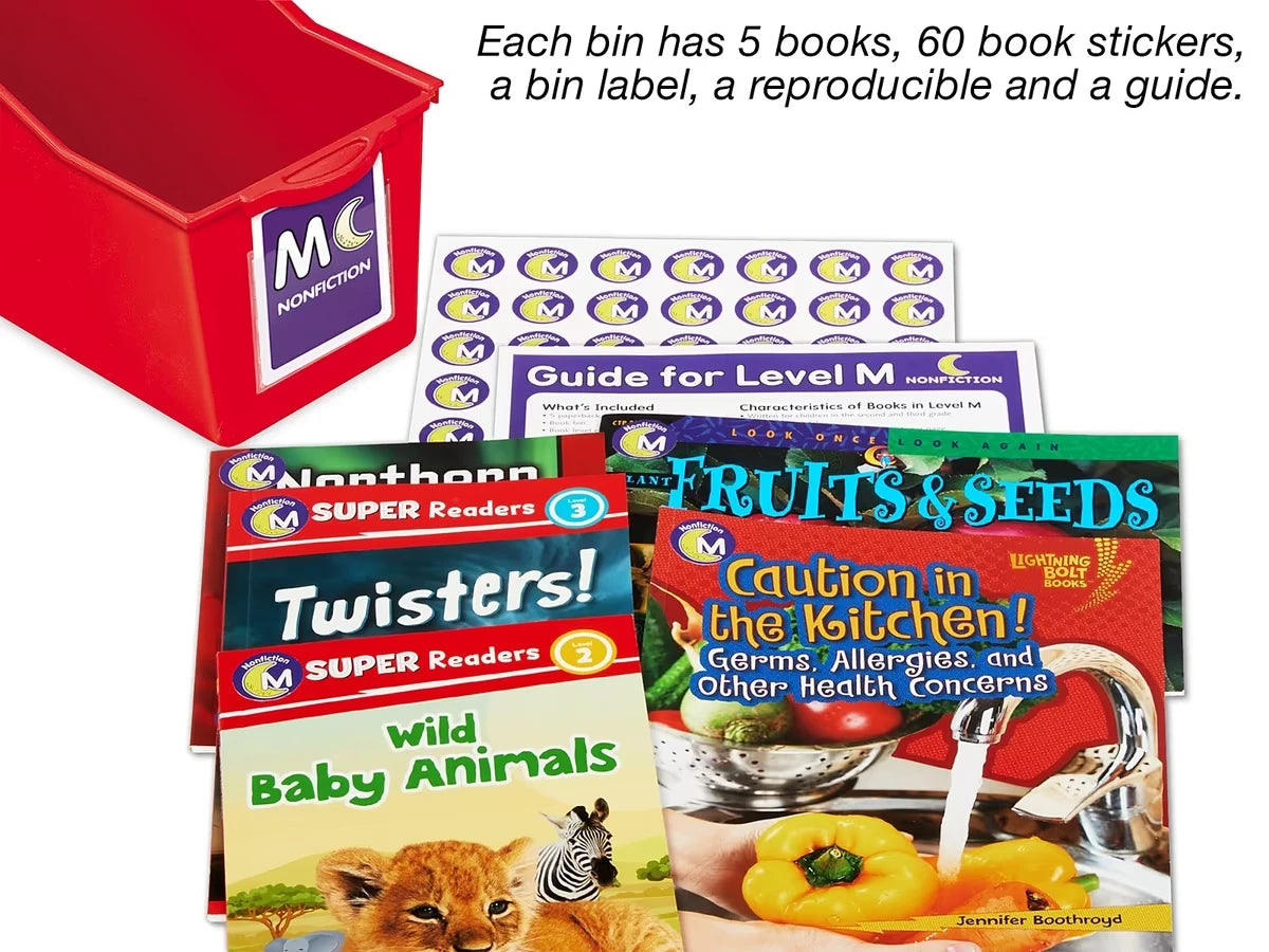 Nonfiction Leveled Books Classroom Library - US 3857