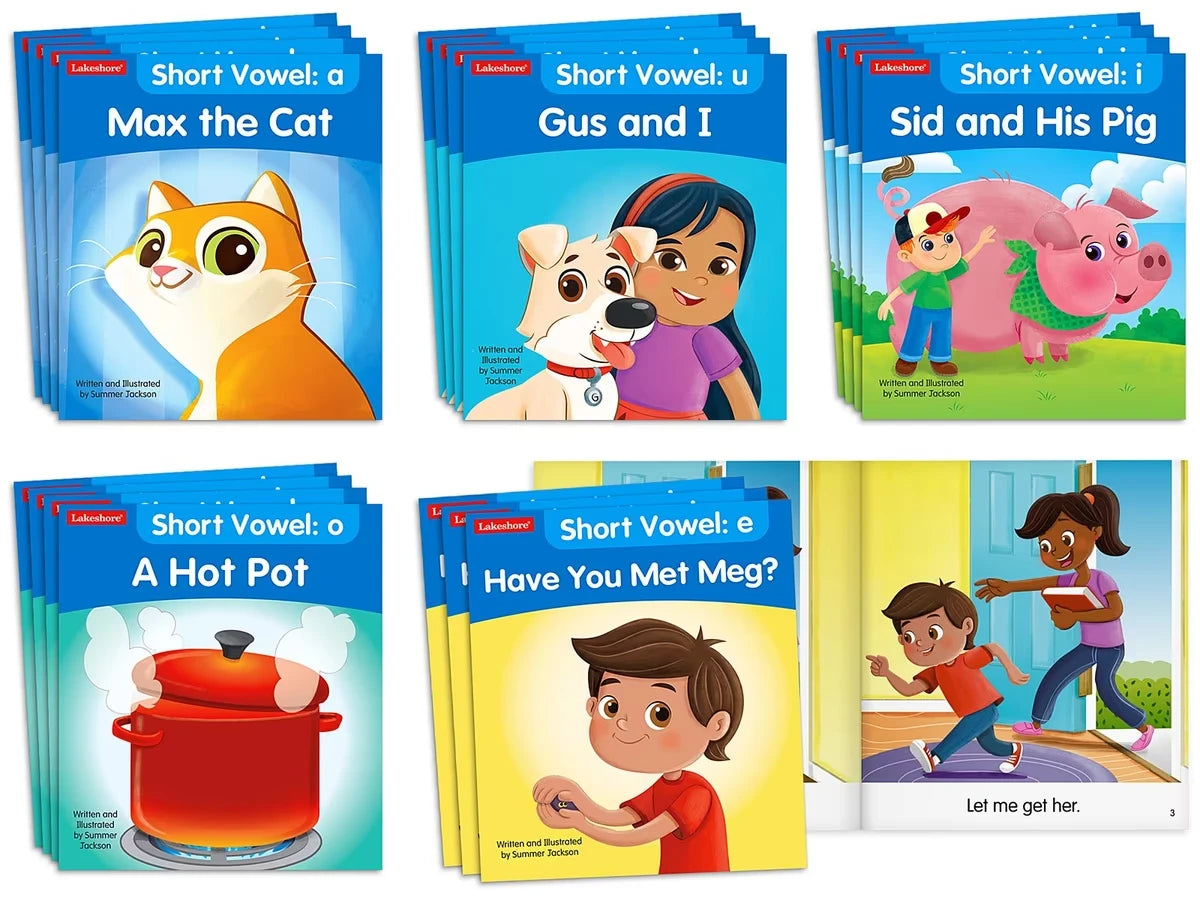 Short Vowels Skill-Building Book Set - US 2855