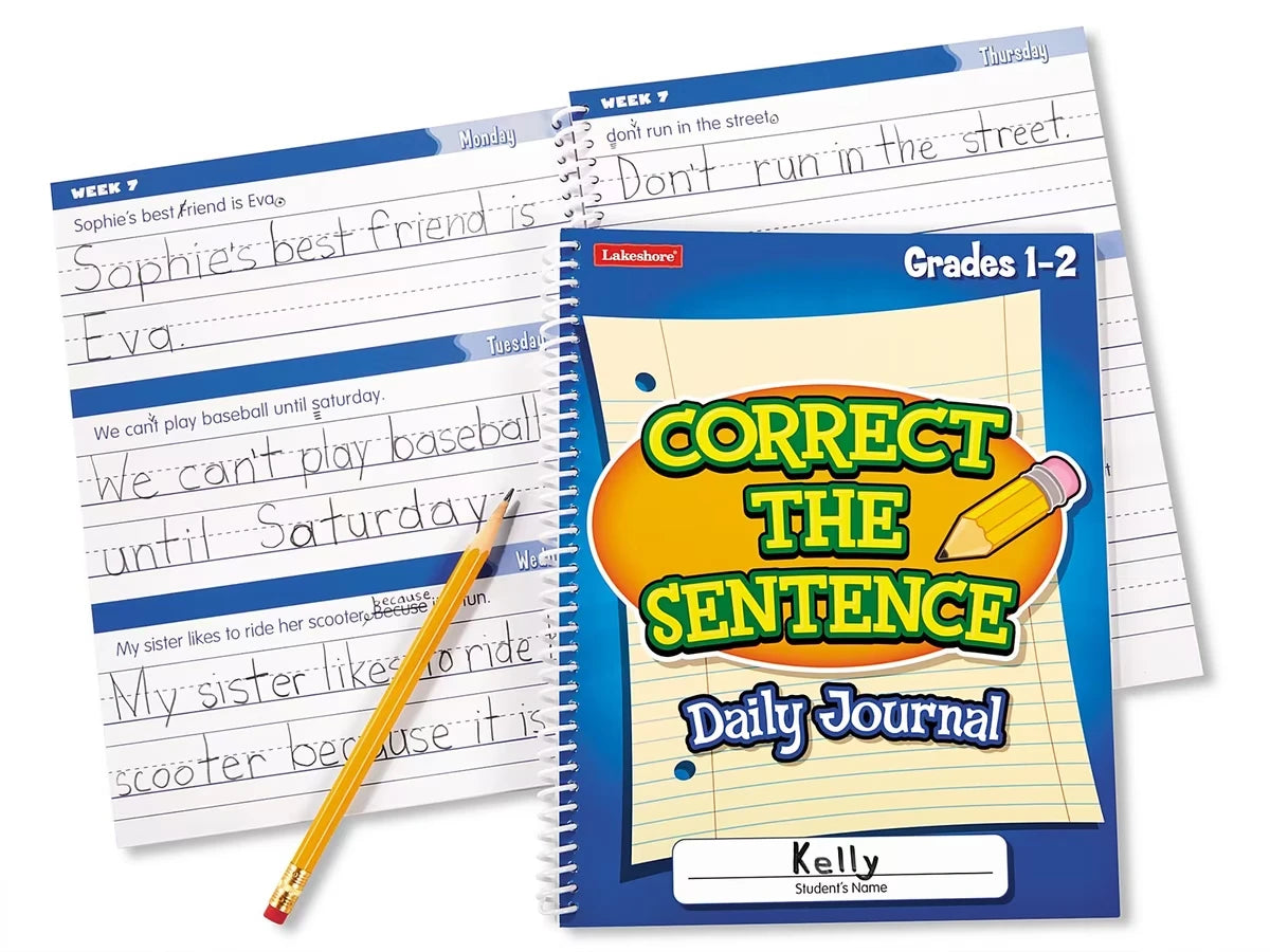 Correct the Sentence! Daily Journal - Gr. 1-2 - US 9424