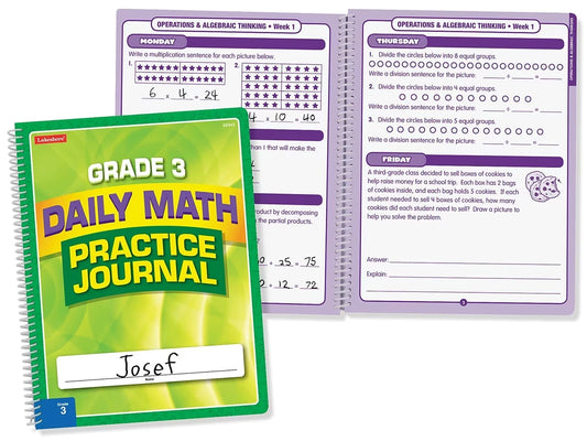 Daily Math Practice Journal - Gr. 3 - US 9154