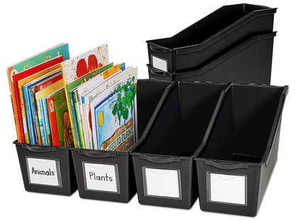 Black Connect & Store Book Bins - US 4915