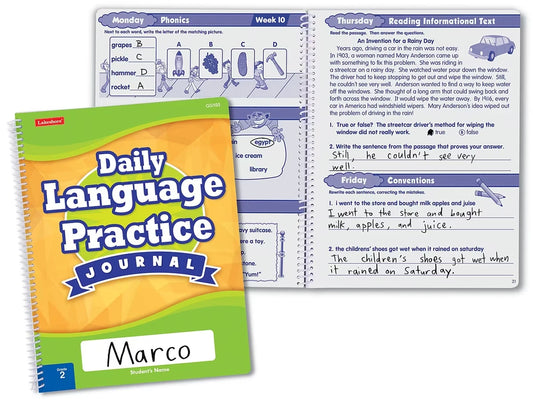 Daily Language Practice Journal - Gr. 2 - US 1089