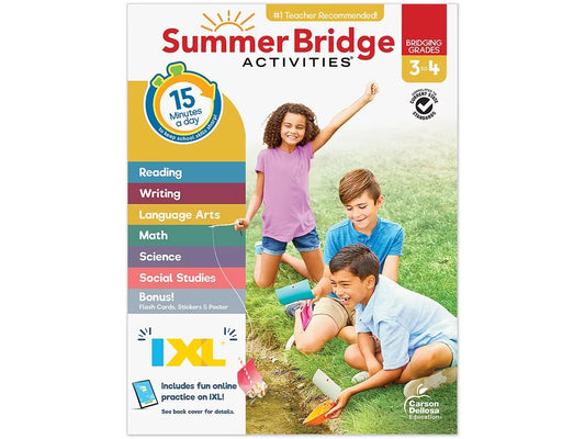 Summer Bridge Activities Workbook - Gr. 3-4 - US 8032