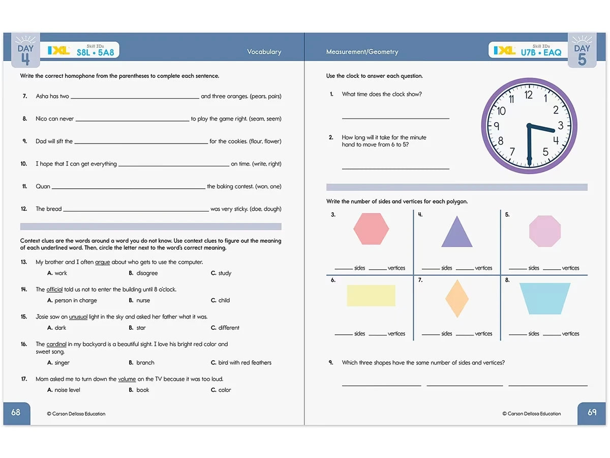 Summer Bridge Activities Workbook - Gr. 3-4 - US 8032