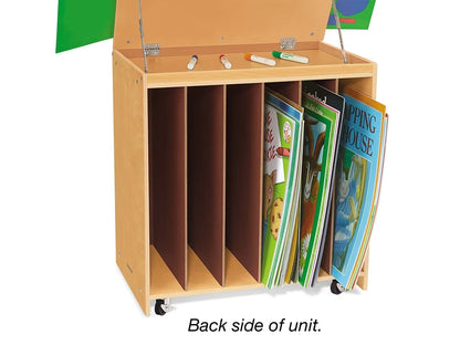 Classic Birch Magnetic Write & Wipe Big Book Center - US 1813