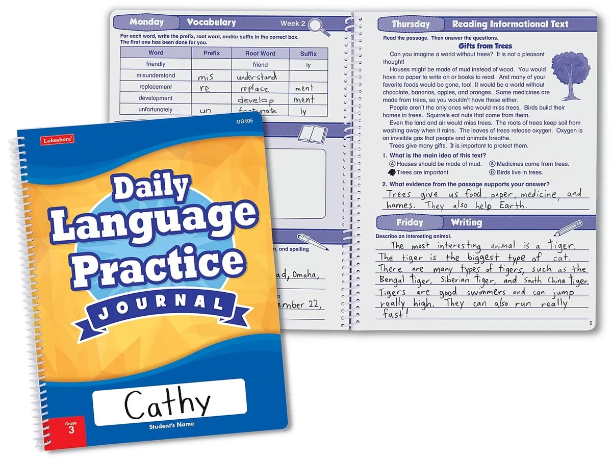 Daily Language Practice Journal - Gr. 3 - US 4602