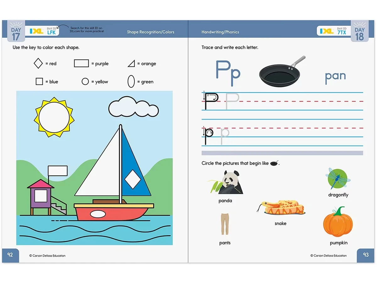 Summer Bridge Activities Workbook - Pre K-K - US 6017