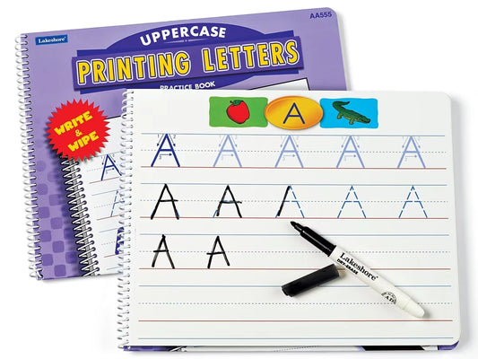 Printing Letters Practice Book - Uppercase - US 4158
