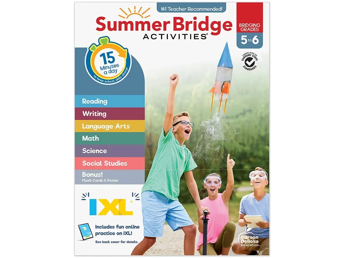 Summer Bridge Activities Workbook - Gr. 5-6 - US 3757