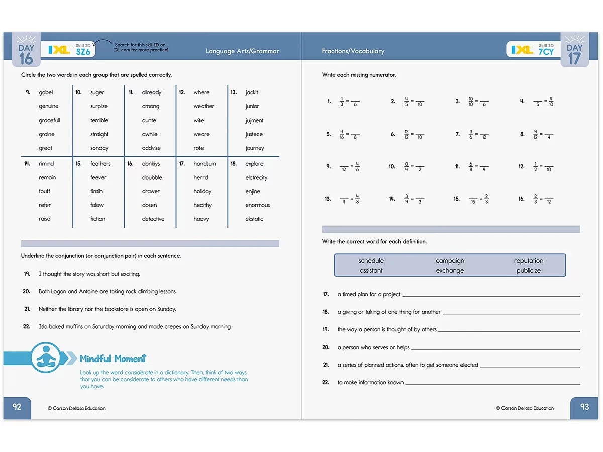 Summer Bridge Activities Workbook - Gr. 4-5 - US 7881