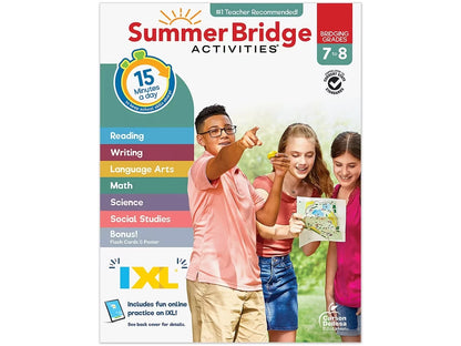 Summer Bridge Activities Workbook - Gr. 7-8 - US 7598