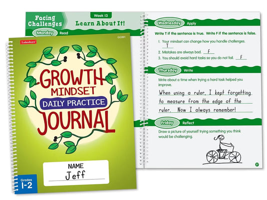 Growth Mindset Daily Practice Journal - Gr. 1-2 - US 9783
