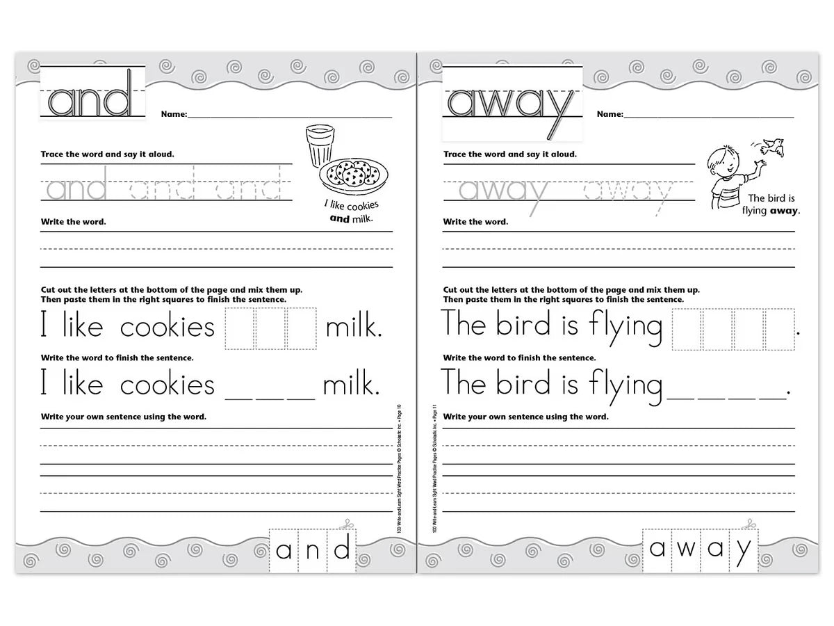 Sight-Word Writing Practice Workbook - US 4941