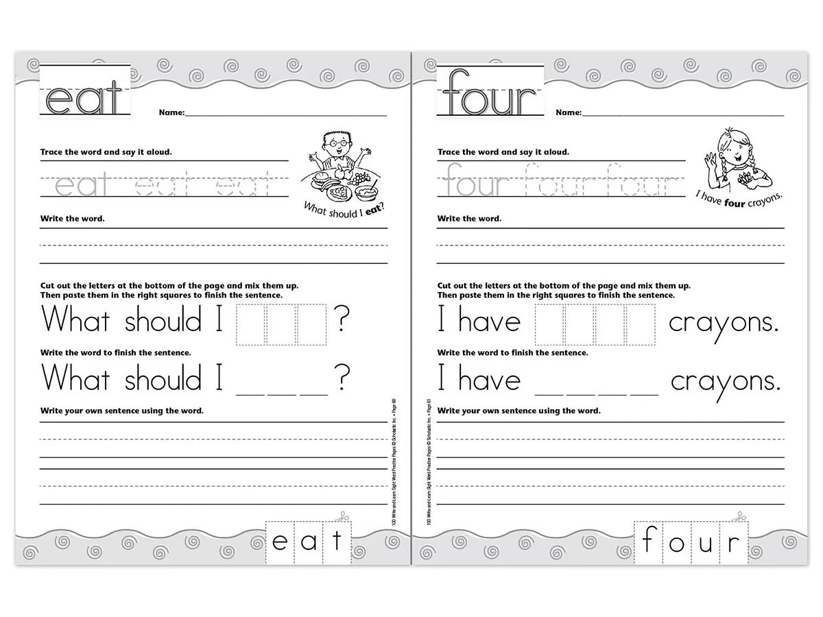 Sight-Word Writing Practice Workbook - US 4941