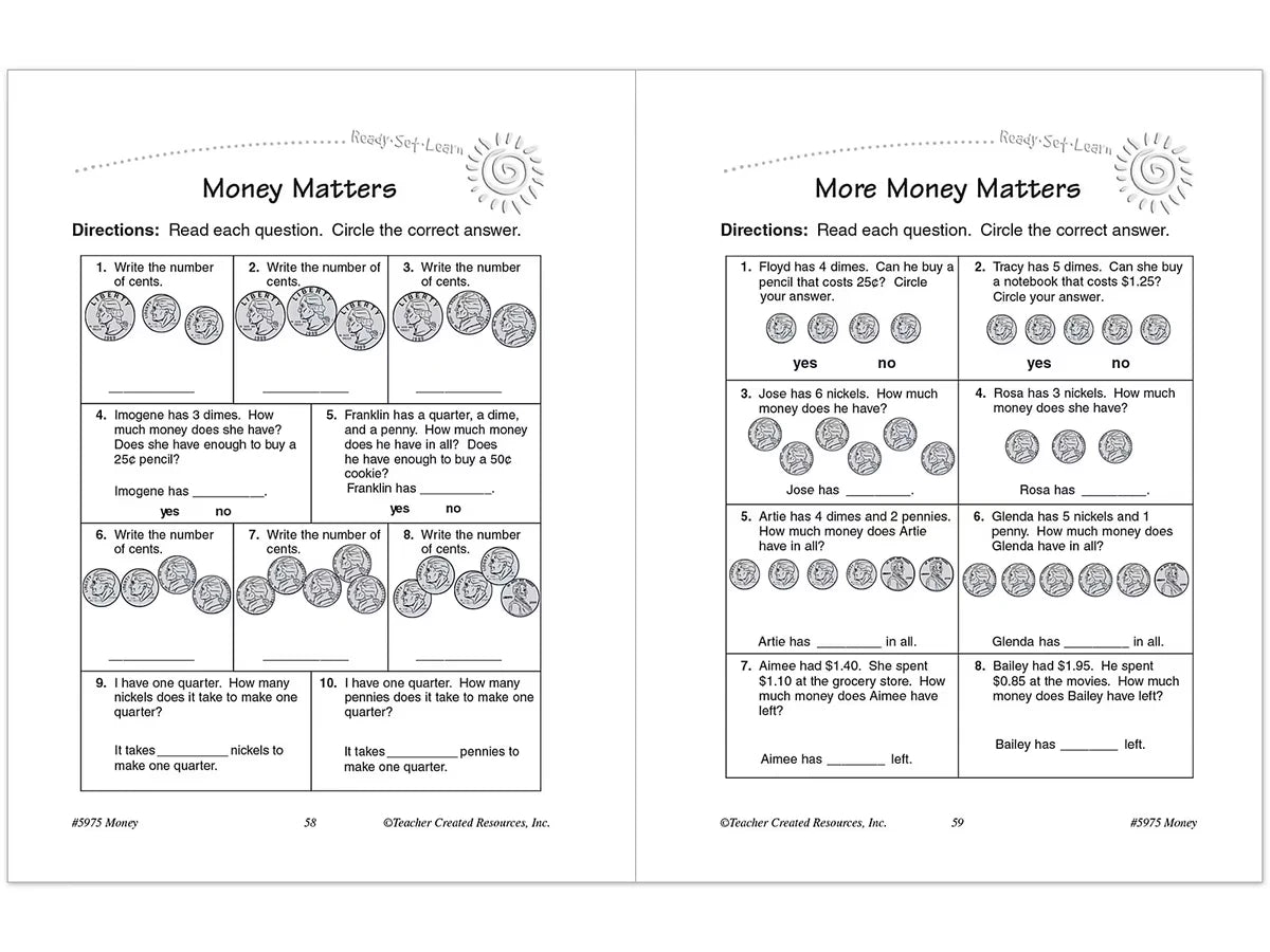 Money Workbook - US 4364