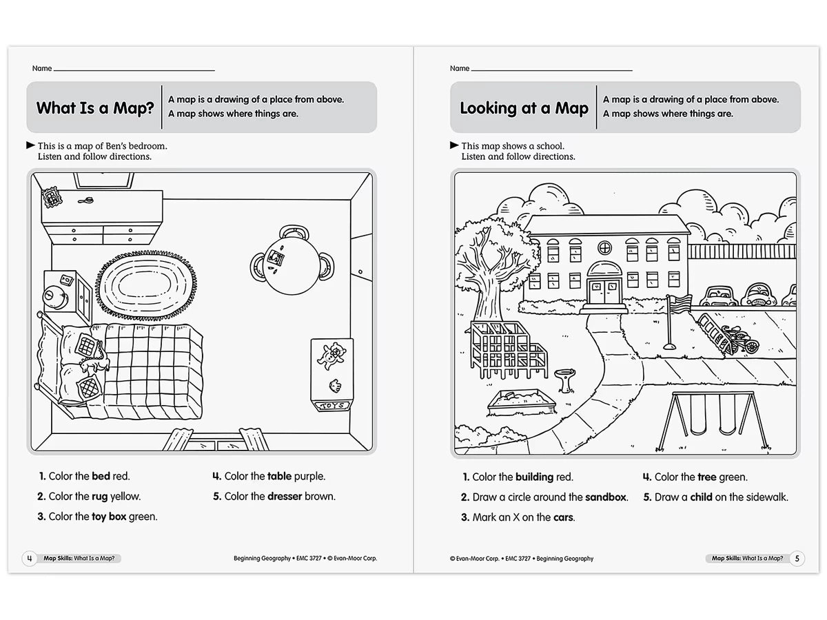 Beginning Geography Workbook - US 8154