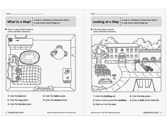 Beginning Geography Workbook - US 8154