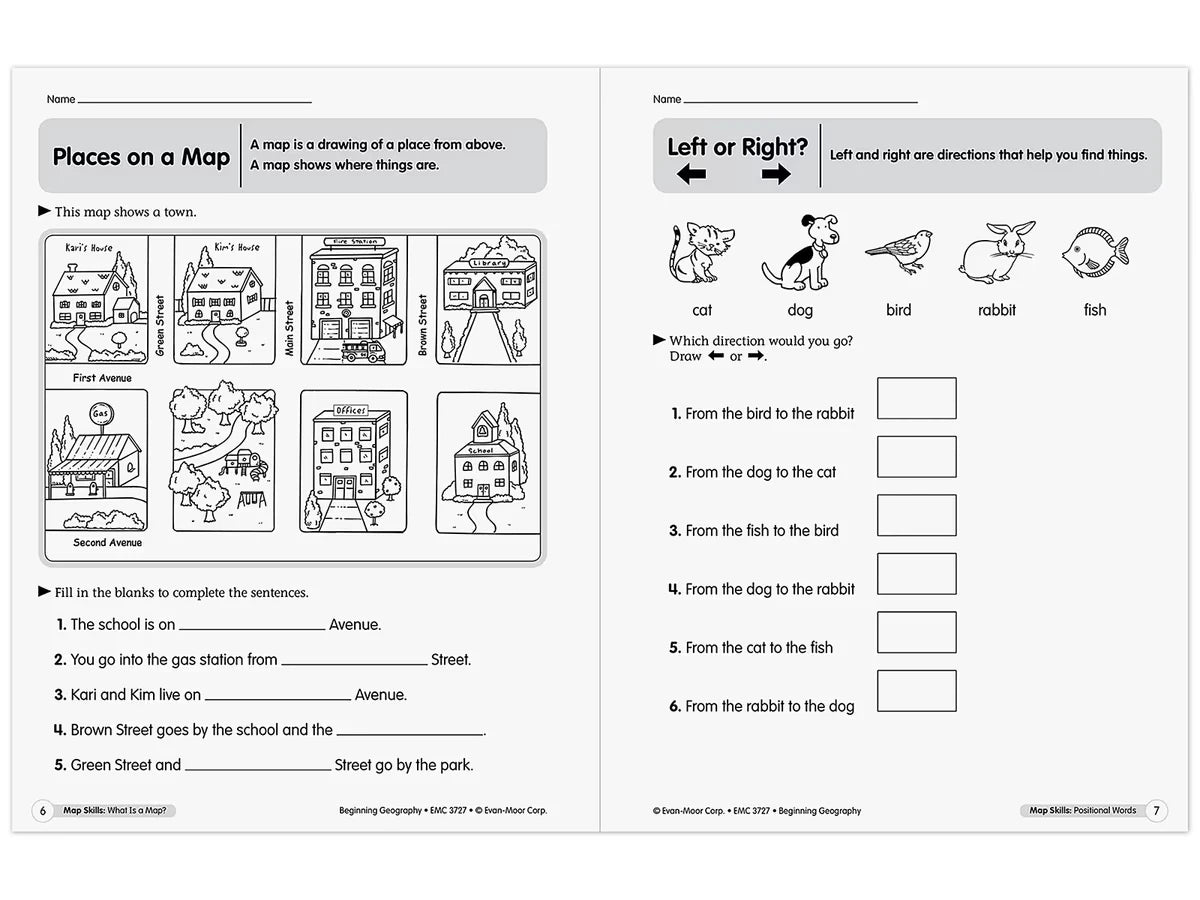 Beginning Geography Workbook - US 8154