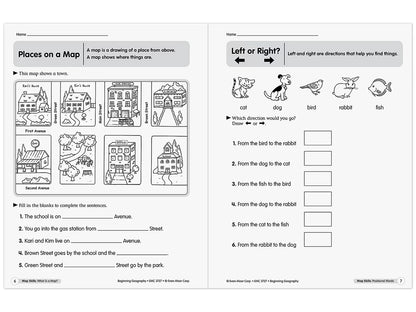 Beginning Geography Workbook - US 8154