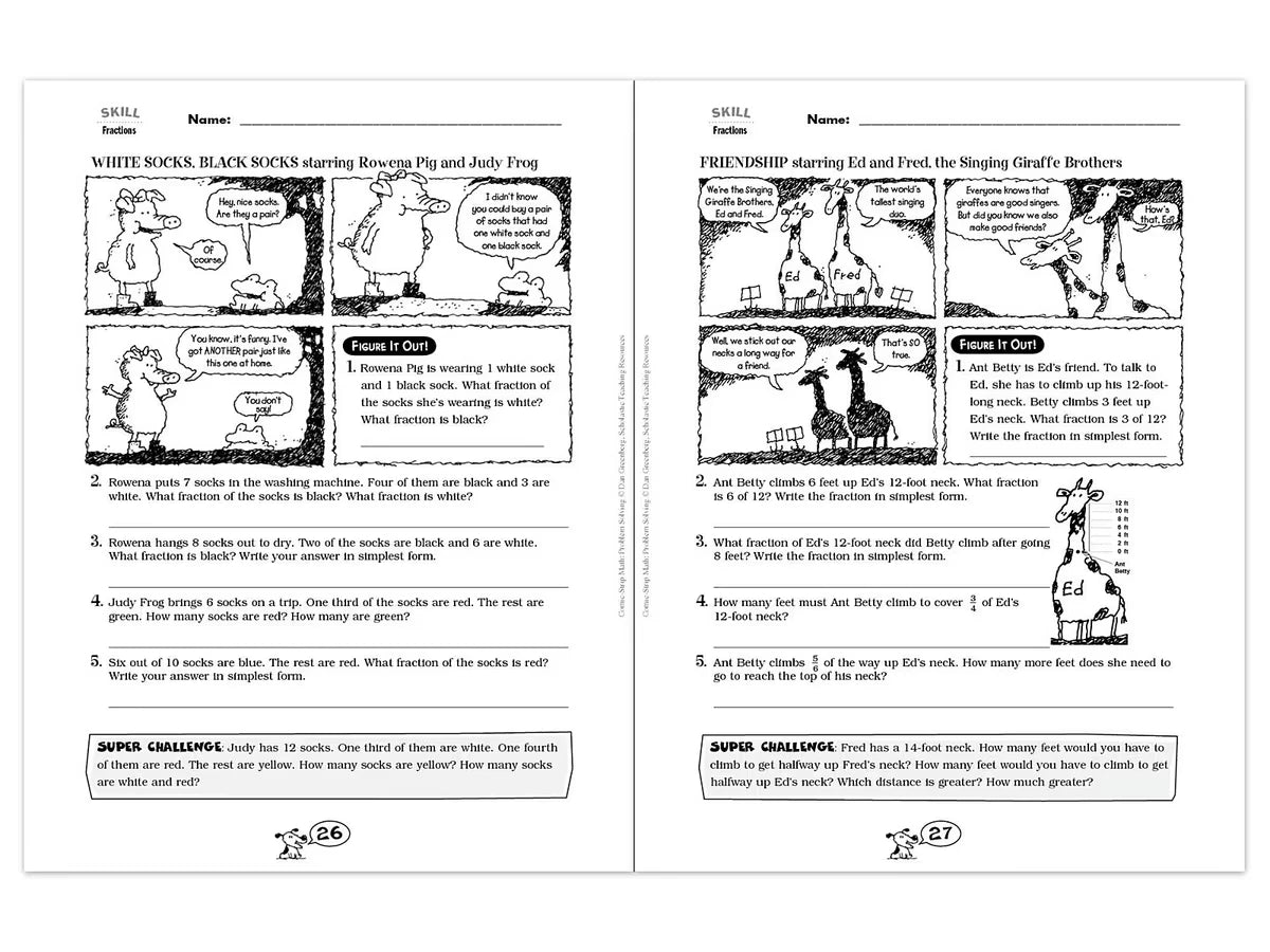 Comic-Strip Math Workbook - US 2372