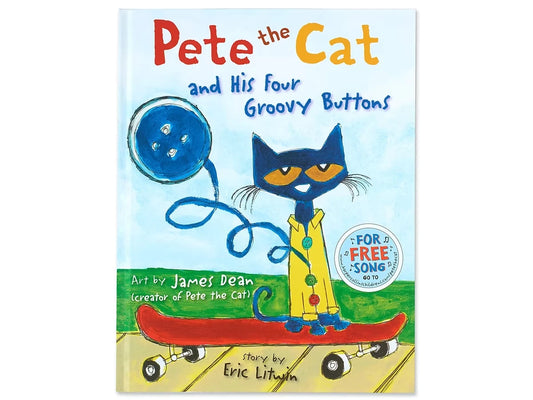 Pete the Cat® and His Four Groovy Buttons Hardcover Book - US 5464