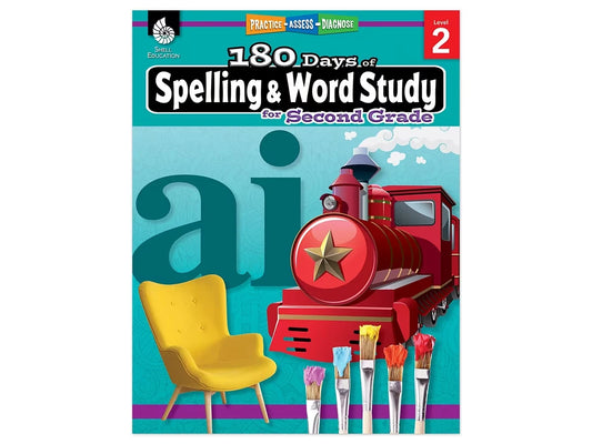 180 Days of Spelling Workbook - Gr. 2 - US 8371
