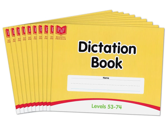 Levels 53-74 Dictation Books – Set of 10 - US 5817