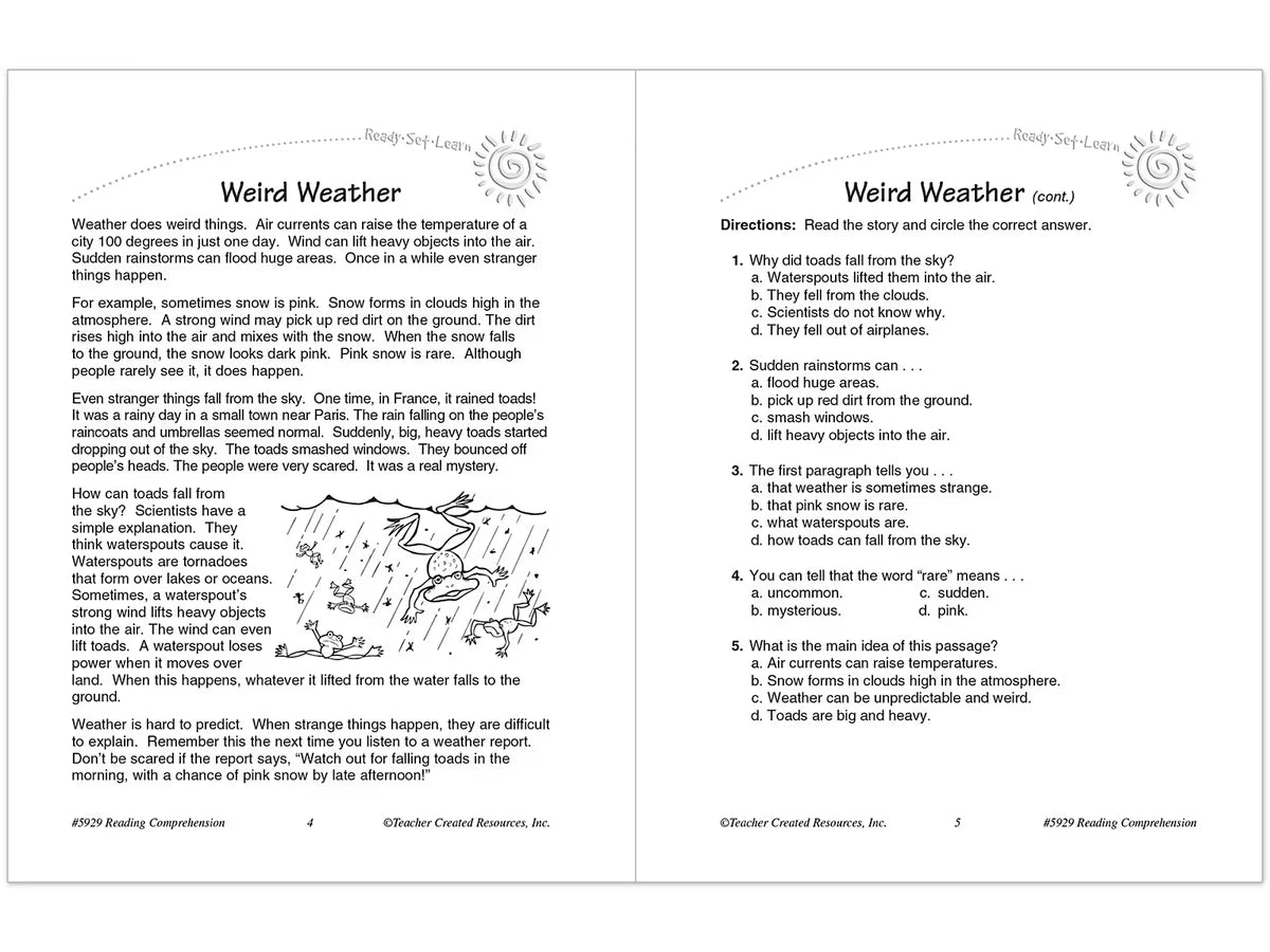 Master Reading Comprehension Workbook - Gr. 3 - US 5592