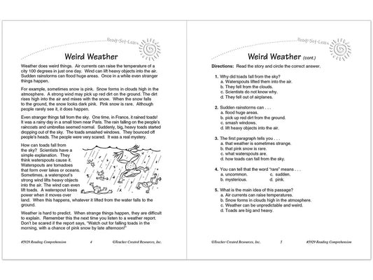Master Reading Comprehension Workbook - Gr. 3 - US 5592