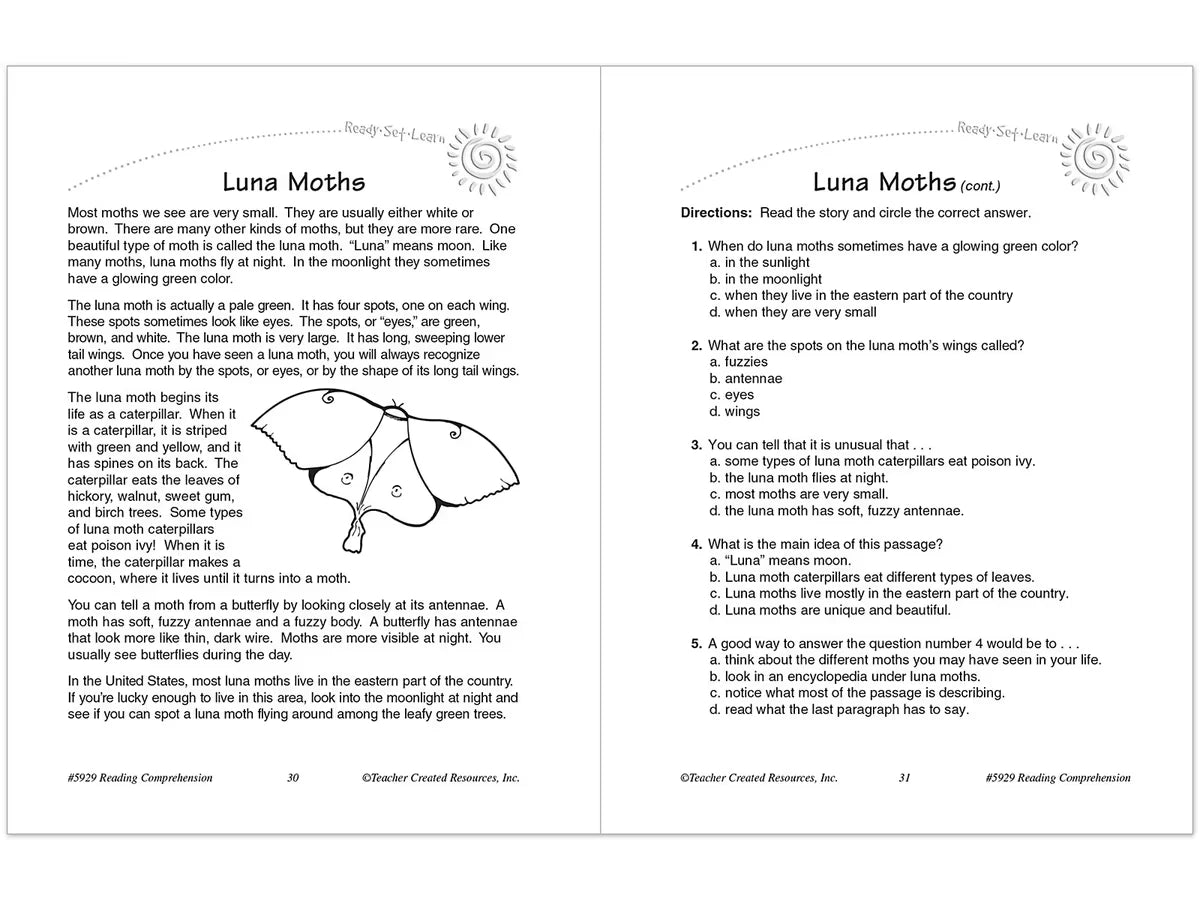Master Reading Comprehension Workbook - Gr. 3 - US 5592