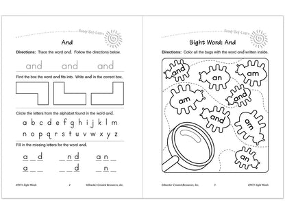 Sight-Words Workbook - US 8906