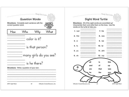 Sight-Words Workbook - US 8906