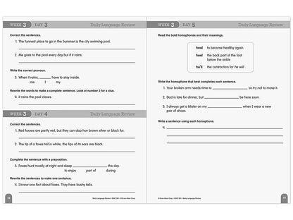 Daily Language Review Workbook - Gr. 3 - US 2283