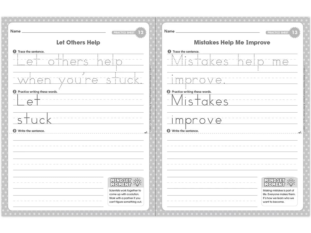 Handwriting Practice Workbook - Gr. 2-3 - US 8035