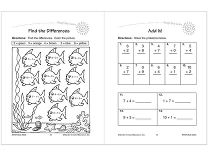 Math Skills Workbook - Gr. 1 - US 1194