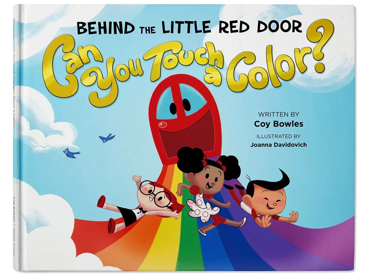 Behind the Little Red Door: Can You Touch a Color? Hardcover Book - US 7206