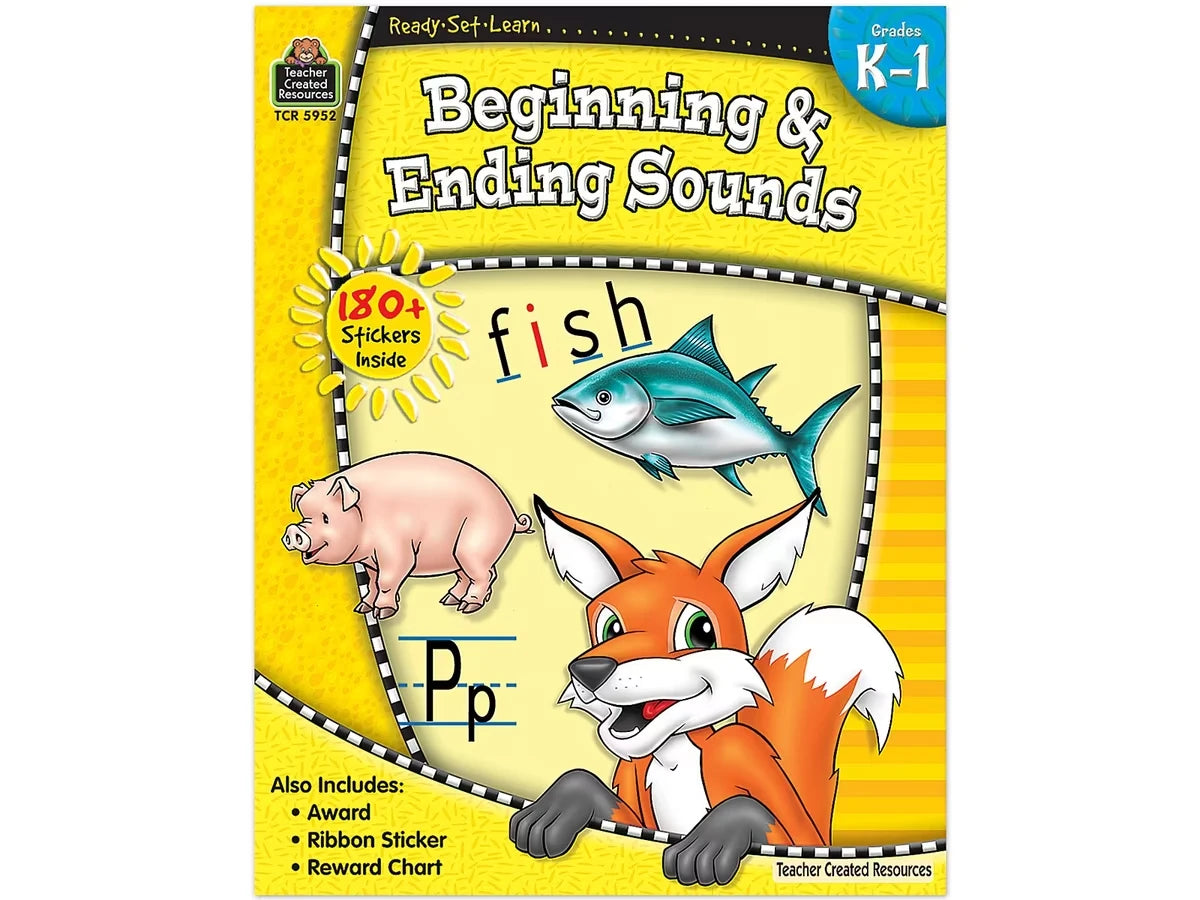 Beginning & Ending Sounds Workbook - US 1340