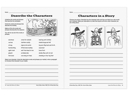How to Write a Story Workbook - Gr. 4-6 - US 5276