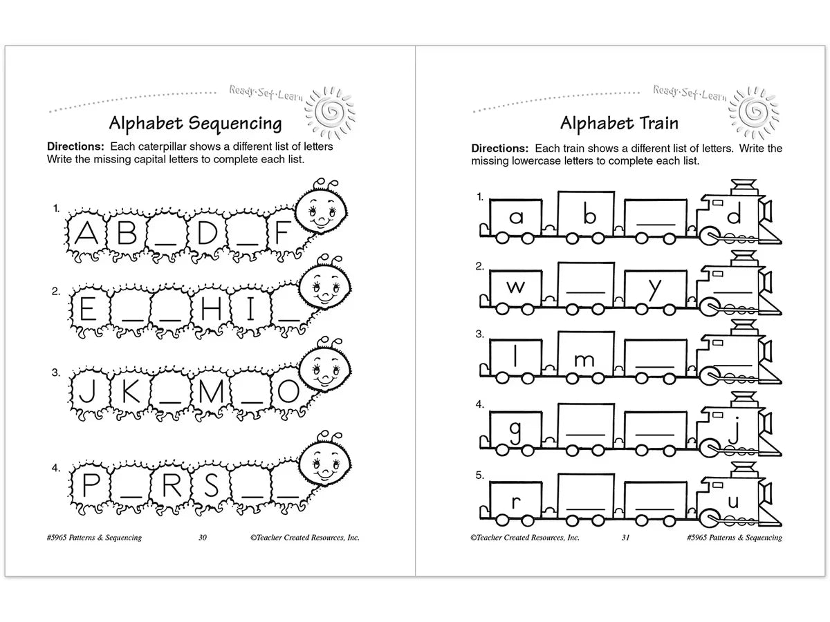 Patterns & Sequencing Workbook - US 8316